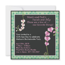 Girl's Spa Day! Personalized Invite