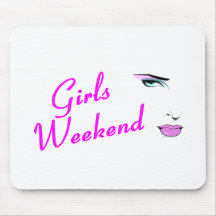 Girls Weekend (Face) Mouse Mat