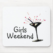 Girls Weekend Mouse Pads