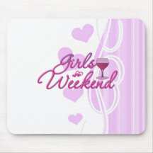 girls weekend night out party bridal wedding fun mousepad