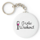 Girls Weekend (Wine) Keychain