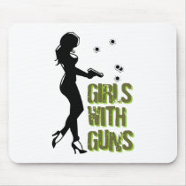 Girls With Guns Mousepad