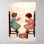 Girls With Yarn - Print