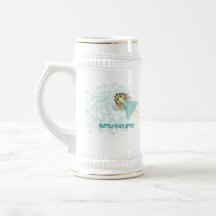 girlwandheartsBlue2 Coffee Mugs