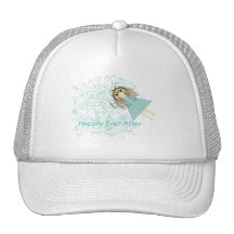 girlwandheartsBlue2 Trucker Hat