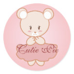 Girly Bear Sticker