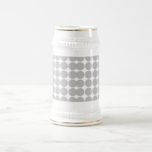 Girly Chic Accessory Party Treat Silver Polka Dots Coffee Mug