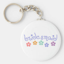 Girly-Cue Bridesmaid Keychains
