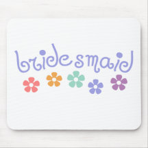 Girly-Cue Bridesmaid Mousepads