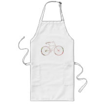 Girly Floral Bicycle Aprons