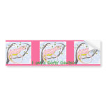 Girly Gecko Bumper Stickers