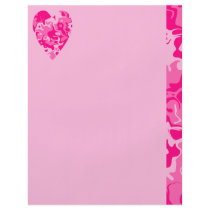 Girly pink heart Valentine's Day Personalised Flyer