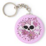 Girly Punk Skull keychains