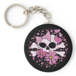 Girly Punk Skull keychains