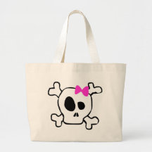 Girly skull bag