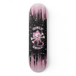 Girly Skull Skate Skateboard Deck