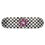 Girly Skull Skateboard