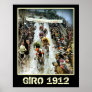 Giro 1912 Vintage Cycling Sports fans Bicycle Poster