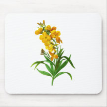 Giroflee Jaune by Pierre Joseph Redoute Mousepad