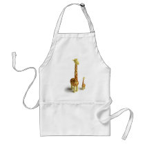 Girrafe And baby Giraffe Aprons