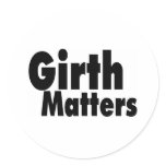Girth Matters stickers