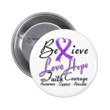 GIST Cancer Believe Heart Collage Pin