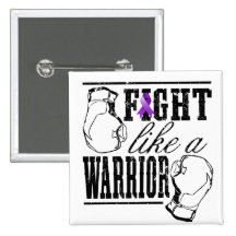 GIST Cancer Fight Like a Warrior Buttons