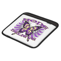 GIST Cancer Hope Believe Butterfly Sleeve For iPads