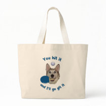Git It Ping Pong Dog Canvas Bags