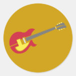 Gitarre guitar aufkleber