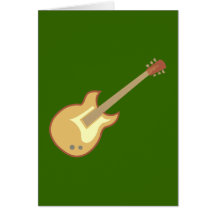 Gitarre guitar grußkarten