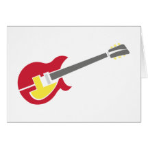 Gitarre guitar karten