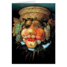 Giuseppe Arcimboldo - Fruit Basket Greeting Cards