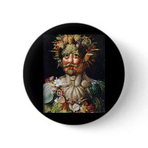 Giuseppe Arcimboldo Vegetable Man (Vertumnus) Button