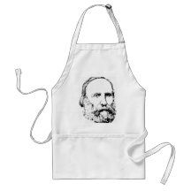Giuseppe Garibaldi Realistic Sketch Aprons