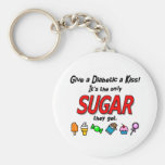 Give a Diabetic a Kiss Key Chain