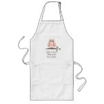 Give A Hoot Pink Ribbon Owl Apron