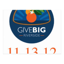 Give BIG Riverside Postcard