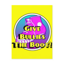 Give Bullies The Boot Product Postcards