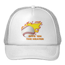 GIVE EM' THE HEATER TRUCKER HATS