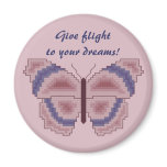 Give flight to your dreams! Butterfly Magnet