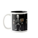 Give Me Candy  Skeleton Mug