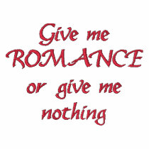 Give me ROMANCE -embroidered golf shirt Polo