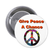 Give Peace A Chance button