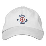 Give Peace A Chance embroidered hats