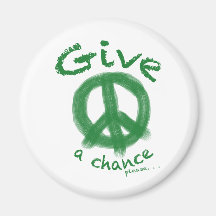 Give Peace a Chance Magnet