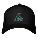 GIVE PEAS A CHANCE - HAT BASEBALL CAP