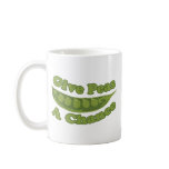 Give peas a chance mug