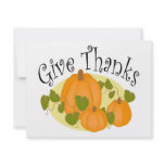Give Thanks Greeting Card invitations