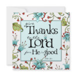 Give Thanks - Invitation or Flat Card